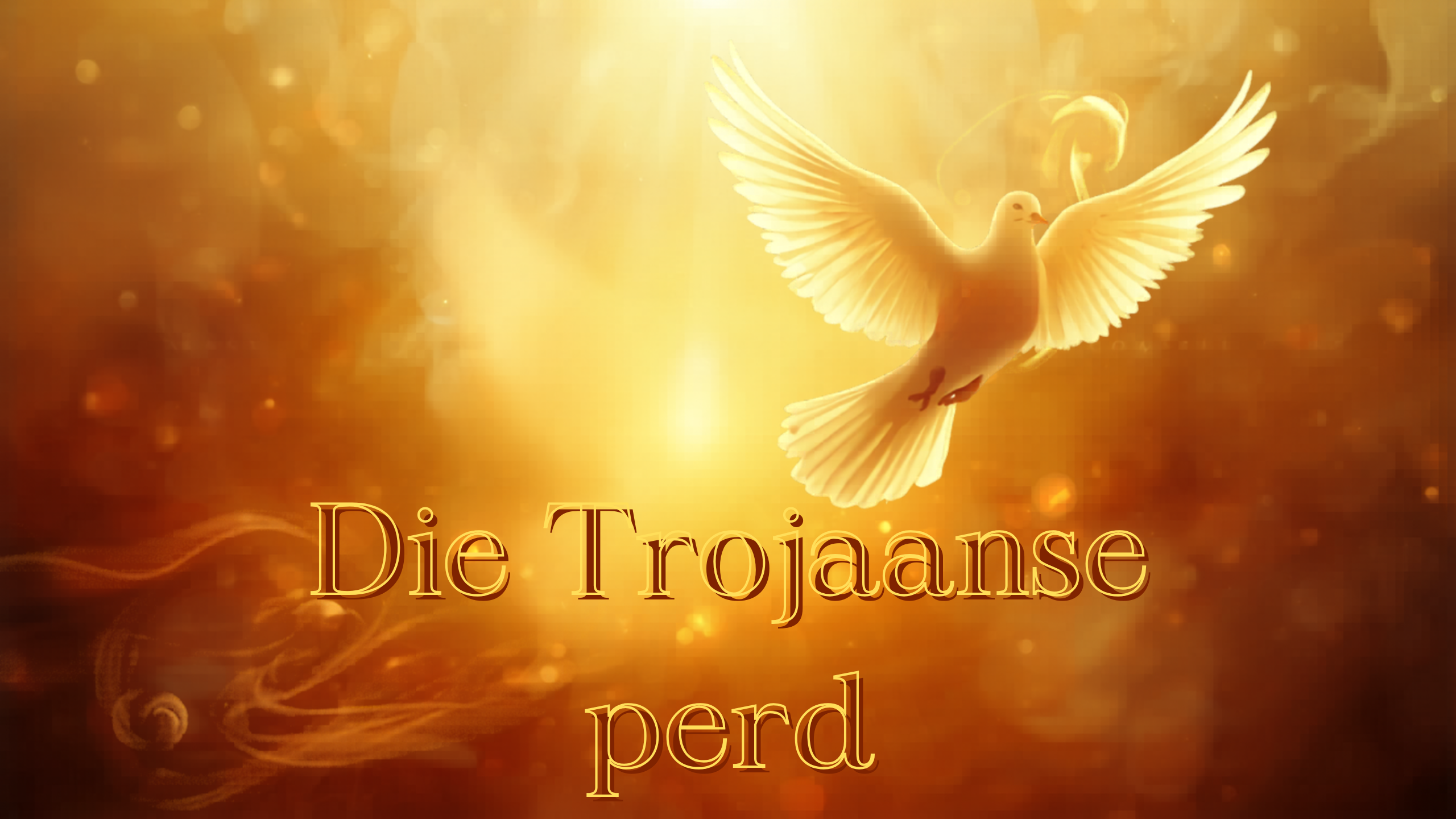 Luminous dove mid-flight for Pentecost video (3)