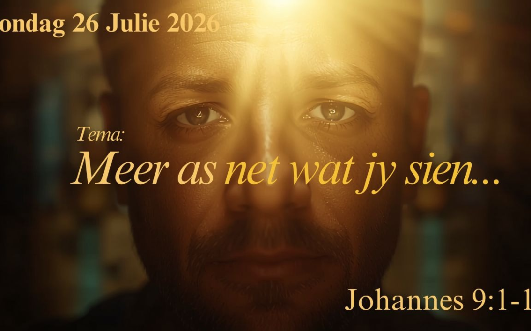 Om meer as net te sien…